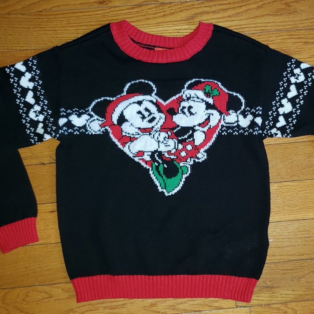 Kids mickey xmas sweater